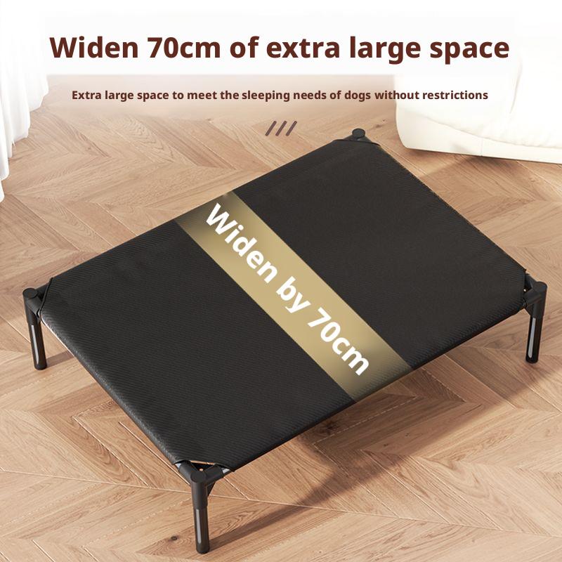 Pet camp bed, universal in all seasons, removable and washable kennel dog bed, moisture-proof off the ground, large dog pet nest dog bed