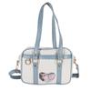 Nová japonská JK přenosná uniformní taška přes rameno PU taška Love Pain Simple Campus Girls Soft Cute Messenger Bag Itabag IB065