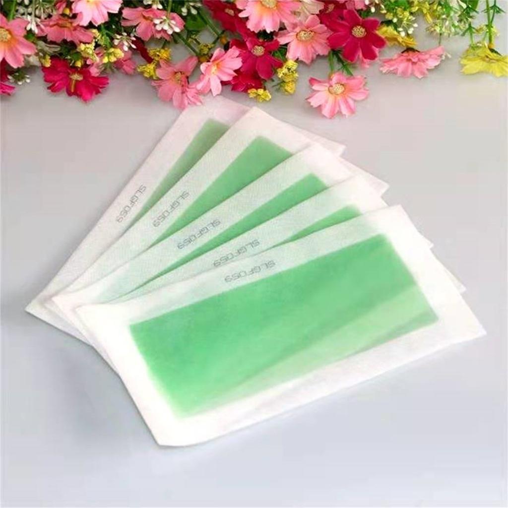 Hair Removal Wax Paper 2 Sided Handy Bikini Line Face Leg Armpit Body Gentle Sticker