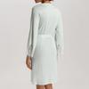 Hanro Melia Lace Tencel  Robe  74804 Ice Flow  Silver Sage 