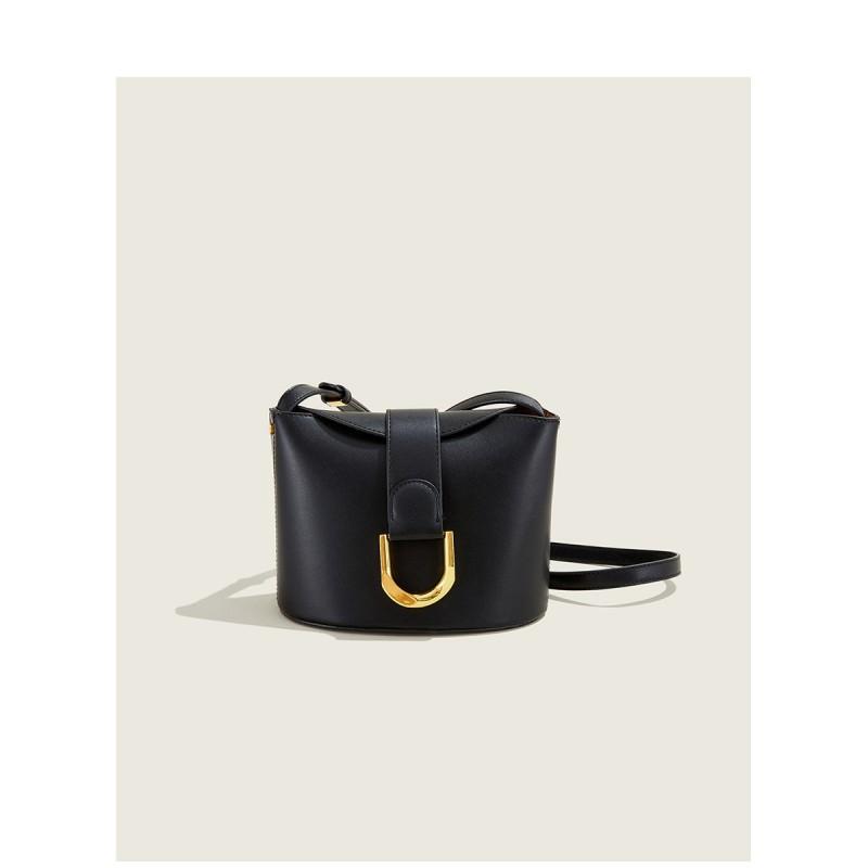 High-end Bag Women 2025 New Fashionable Mini Horseshoe Buckle Bucket Casual All-matching Single-shoulder Cross-body