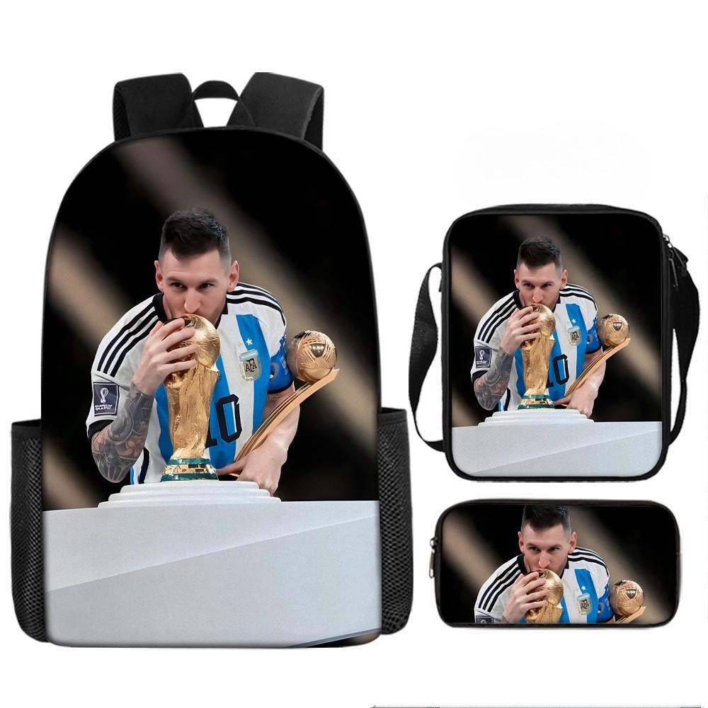 Elementary Students School Backpack Set Lightweight Oxford With Multiple Compartments For Afterschool Tutorage