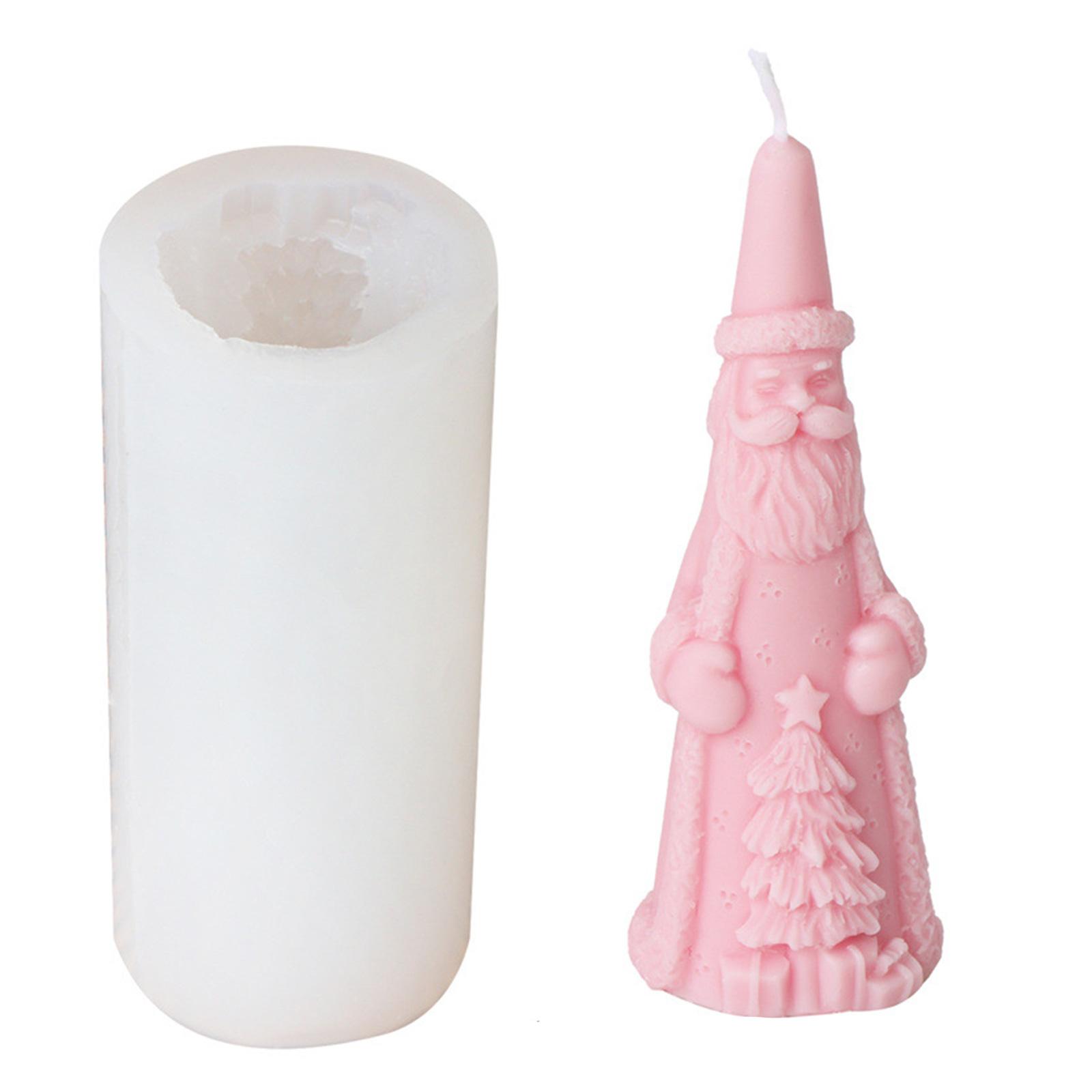 

Silicone Christmas Tree Candle Molds Easy Release Silicone Christmas Series Candle Molds for DIY Ornament Crafting 3