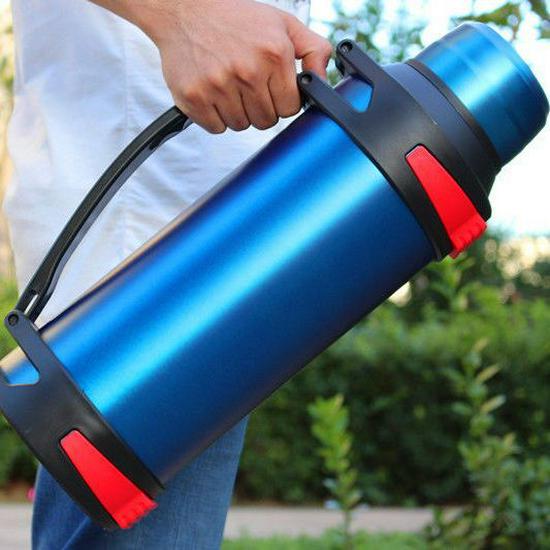

Large Capacity 304 Stainless Steel Thermos Flask for Car Travel and Home 1200ml (2.2 Jin)