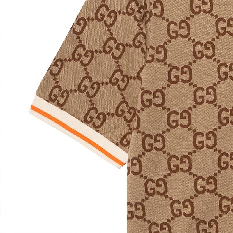 Gucci Gg Logo Jacquard Polo Shirt 742384-XJFGU-2270