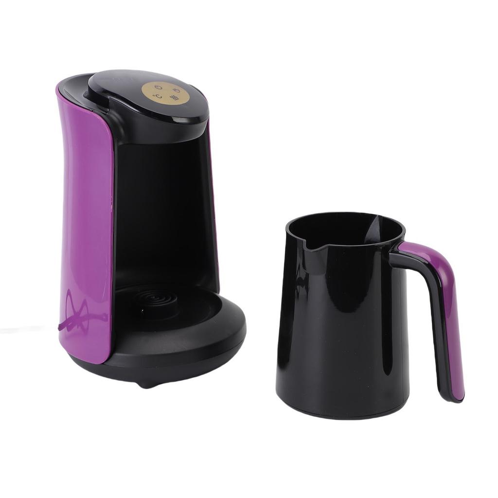 400W Turkish Coffee Maker Machine 6 Cups with Temperature Control LCD Display 3 Heating Modes for Home Travel EU Plug