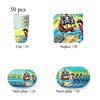 Pirate Theme Birthday Party Decorations Tableware Tablecloth Paper Plates Party Favor Gifts Supplies Souvenirs Baby Shower