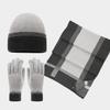 Fashion Knitted Hat Scarf Gloves Set For Winter Warmth With Stylish Design For Men Women