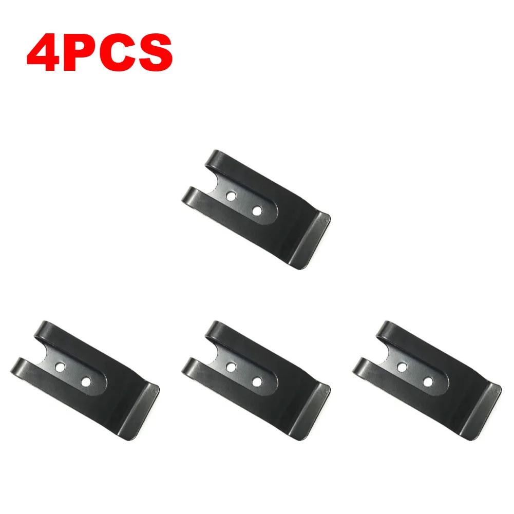 1-10PCS Metal Waist Belt Buckles Sheath Clip Clasp Pocket Wallet Wallet Key Hook Stainless Steel Silver Cash Holder Clips Tool