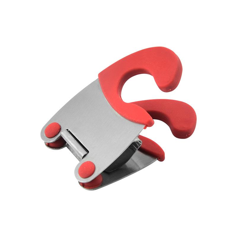 Stainless Steel Pot Spoon Holder Pot Clip Stainless Steel Pot Holder Anti-scald Handle Kitchen Utensil Bowl Clip Kitchen Tools