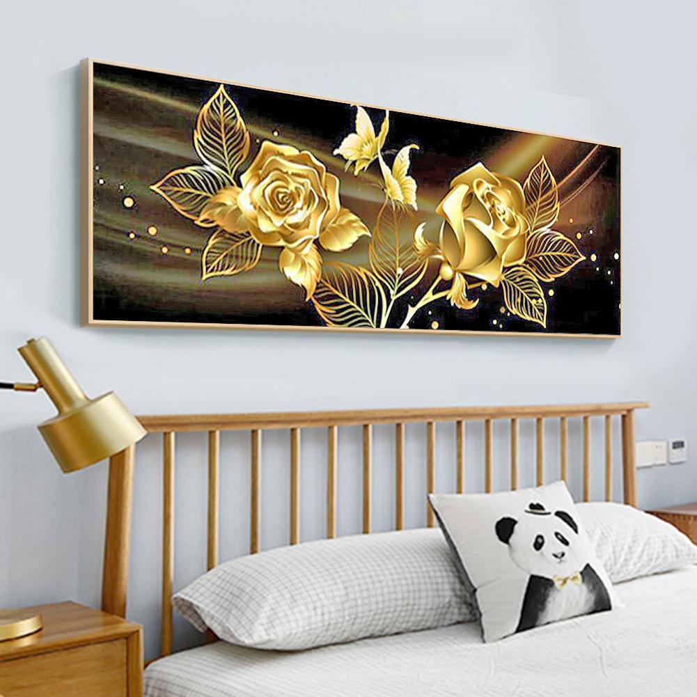 Home Decoration Embroidery Pattern Canvas Picture Diamond Flower Rose 5D Creative Pattern Diamond Painting Kit