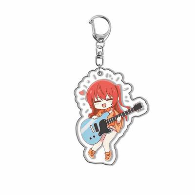 Anime Bocchi the Rock Acrylic Keychain Model Cosplay Characters Ornament Accessories Collection Gifts