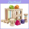 Montessori Wooden Block Set For Toddlers Infant Development And Learning