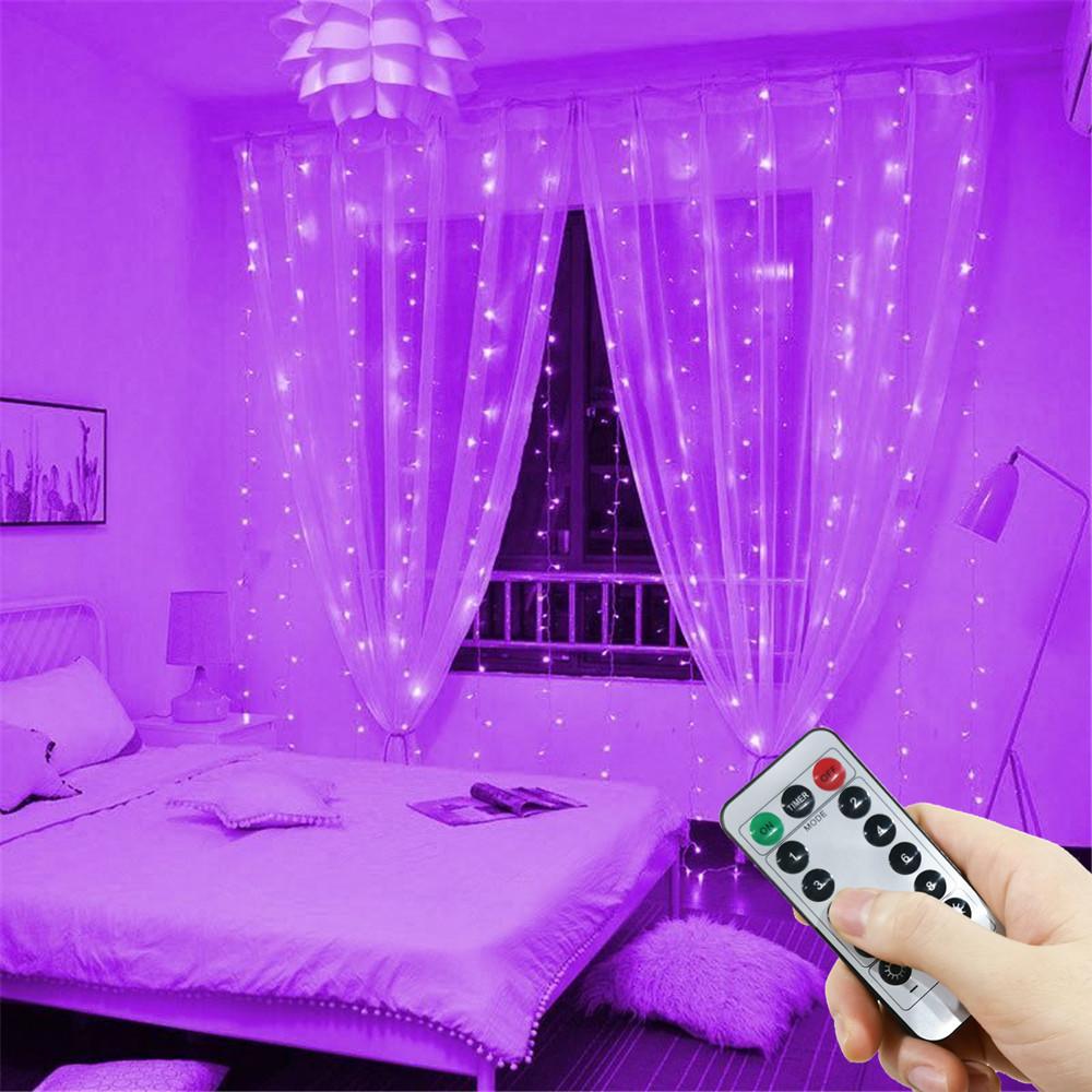 Xiaomi 100-600LED Birthday Decoration LED 8 Mode Christmas Light USB Curtain String Light Wedding Fairy Light Navidad New Year 2026