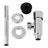 Alloy Flush Valve Flush Valve Silver With Accessories 5.9in