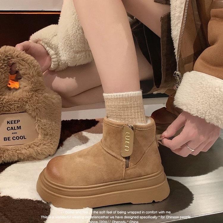 

Меховые балетки женские ботильоны на платформе зимние сапоги замшевые теплые плюшевые хлопковые туфли на высоком каблуке женские зимние тренды 2024 года уютные модные ботинки женские 40 верблюд