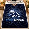 Flannel BlanketSheffield Wednesday FC Custom Name Text Personalized Soft Warm Throw Blanket Home Decor Gift