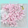 Artificial Wedding Lilium Brownii Var Viridulum With Silk Material For Photography And Home Decor