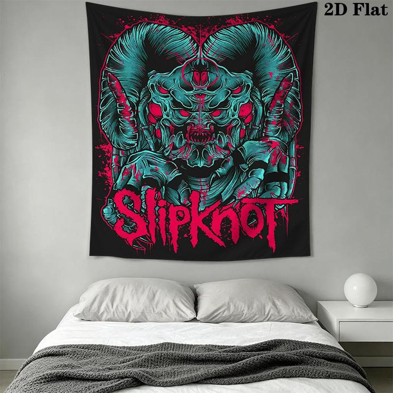 Slipknot Star Tapestry Bold Room Tapestry Fashion Print Wallmounted Work Of Art Atmospheric Background Cloth Christmas Gift