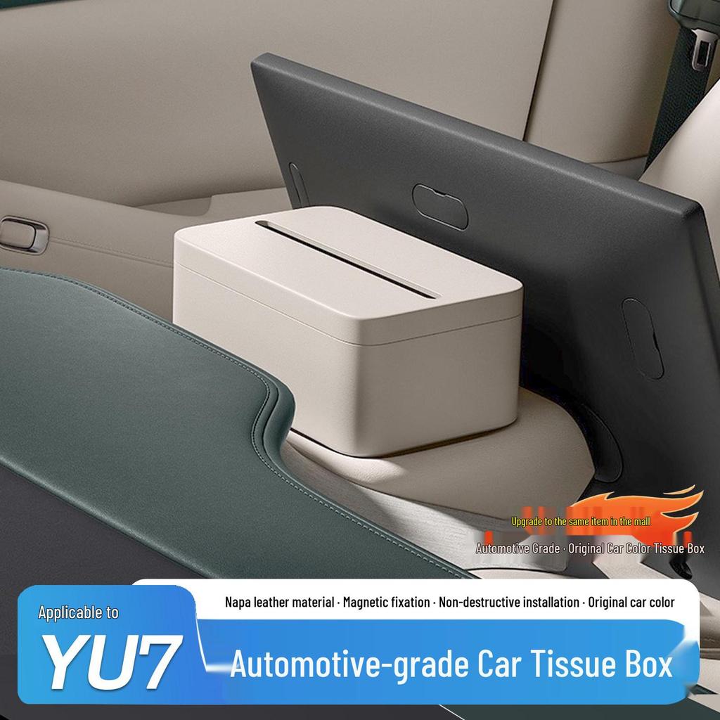 Xiaomi YU7 ABS Tissue Box Organizer for Car Interior