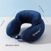 Memory Foam U Shaped Neck Pillow Travel Neck Support Pillow for Car Airplane Train Commute Sleeping Cervical Neck Rest Pillow