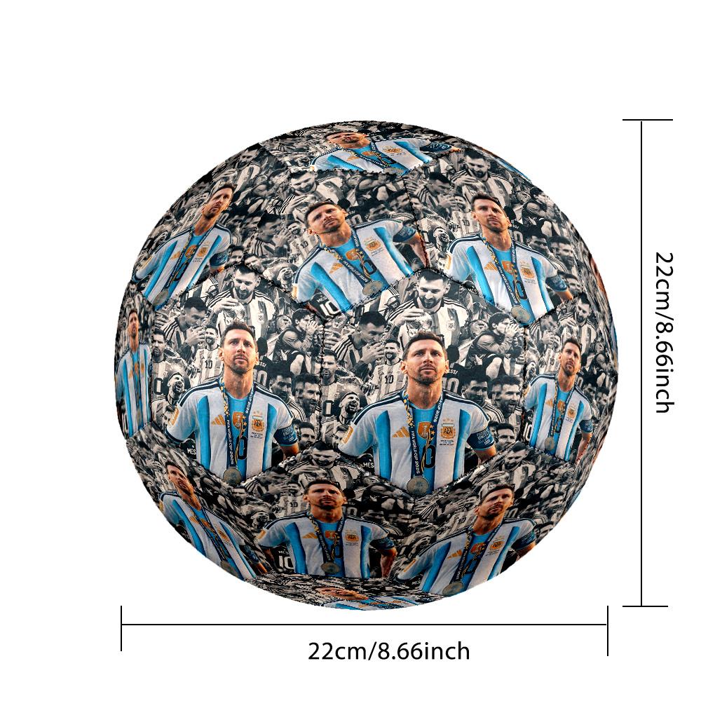 Messi 10 Number Soccer Star Size 5 Football Machinestitched Indooroutdoor Training And Matches Surprise Collection Gift
