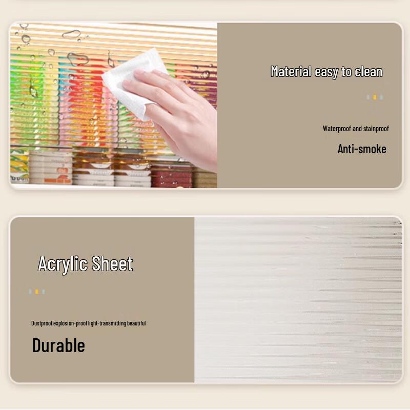 Yunshuang Under-Cabinet Kitchen Spice Rack