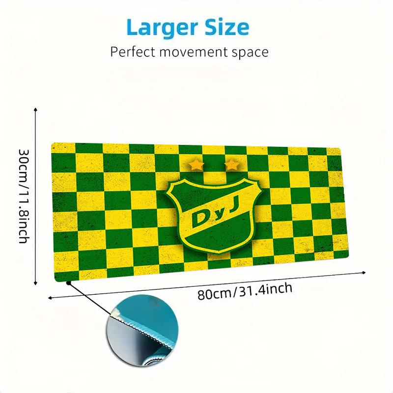Defensa y Justicia Color Mouse Pad Large Gaming Table Cushion Non-slip Laptop Tablet Big Mousepad XXL Mat Mini PC Playmat With Lock edge