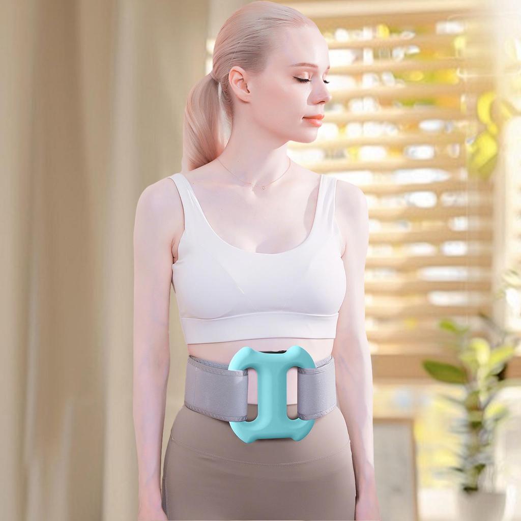 Electric Fascia Ring Massager Full Body Slimming Deep Tissue Vibration Massage with Belt Massager Tools Cordless Roller