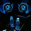 Vbjny0 7 Color LED Car Cup Holder Light Luminous Coaster Water Cup Pad For Skoda Octavia A5 A7 RS Fabia Superb Accessories