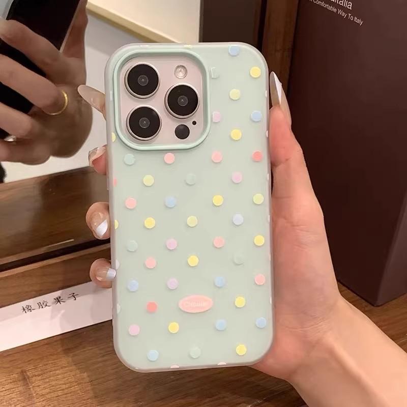 Etui z Kropkami Serce Kokardka Dla Honor 400 Lite Pro 90 Lite 5G X9D X7B X9B Magic 6 Lite Matowe 2 w 1 Galaretkowe Pokrowiec