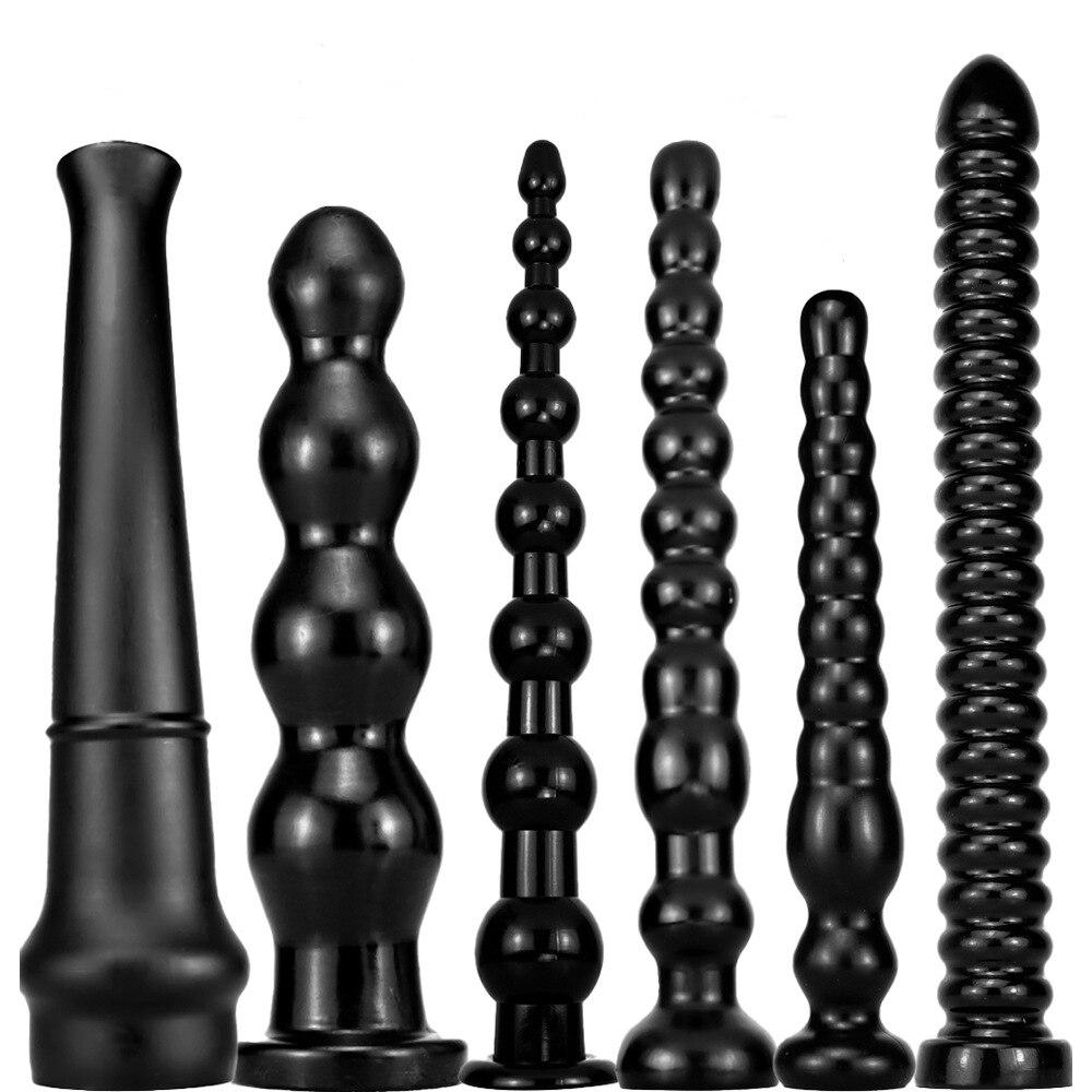 Übergroßer Analplug, großer schwarzer Dildo, Analdehner, Sexspielzeug, Fisting, realistischer Penis, Umschnalldildo, Femdom, BDSM, XXL-Pferdildo