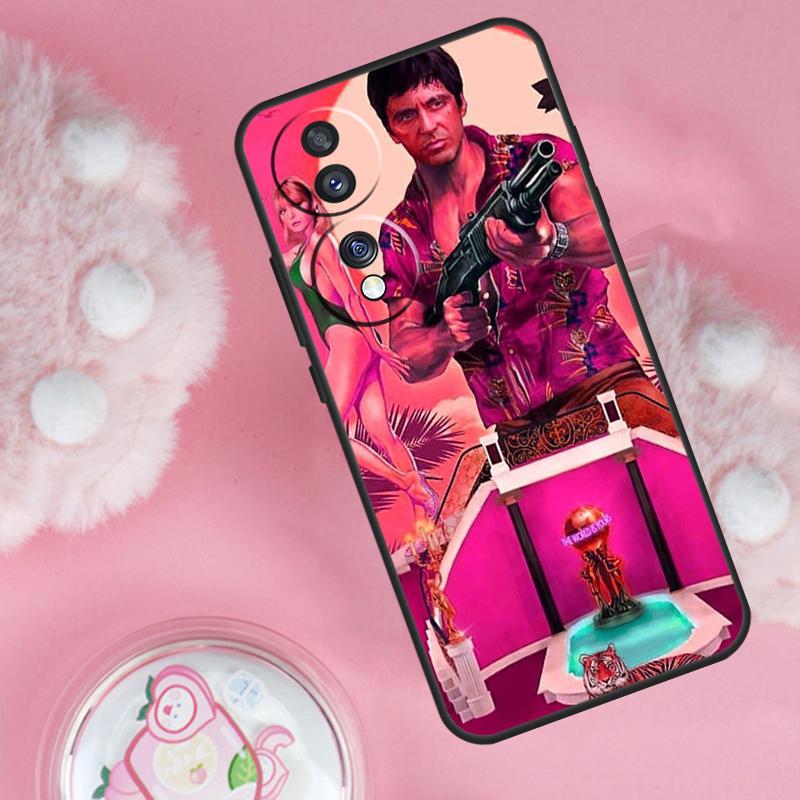 Scarface Tony Montana Case For Honor Magic 7 Lite 5 6 Pro Honor 200 50 70 90 Lite X9b X9a X8b X8a X8 X9 X9c Cover