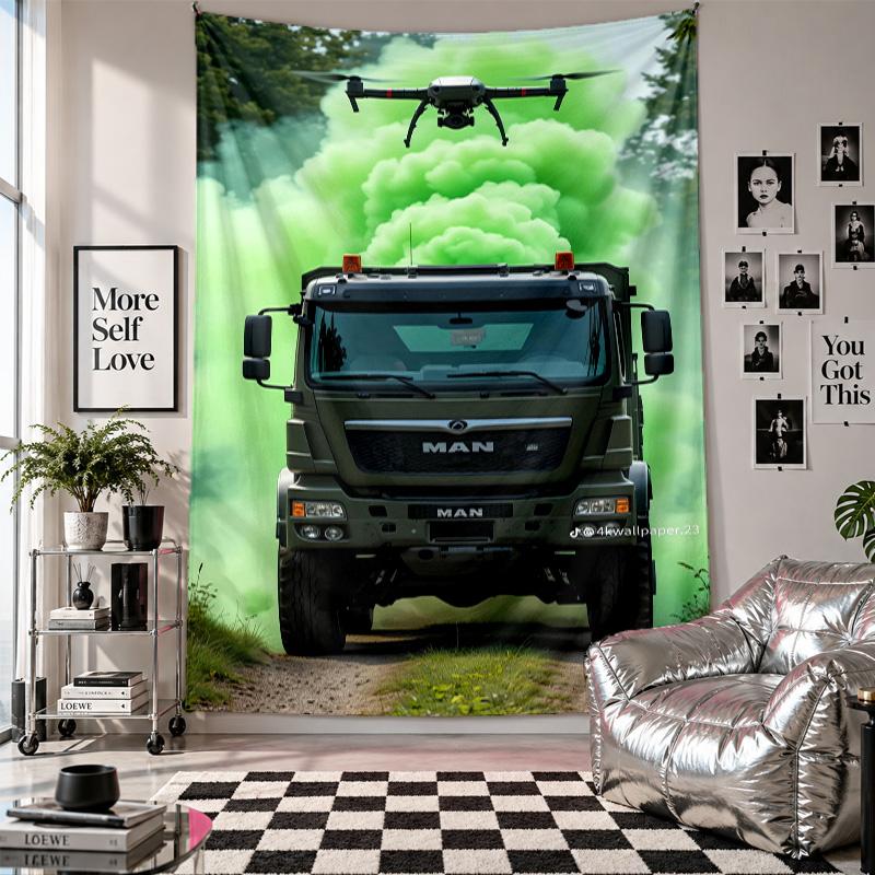 Wall TapestryMAN Art Hanging Cloth Decorative Background Cover for Room Decoration
