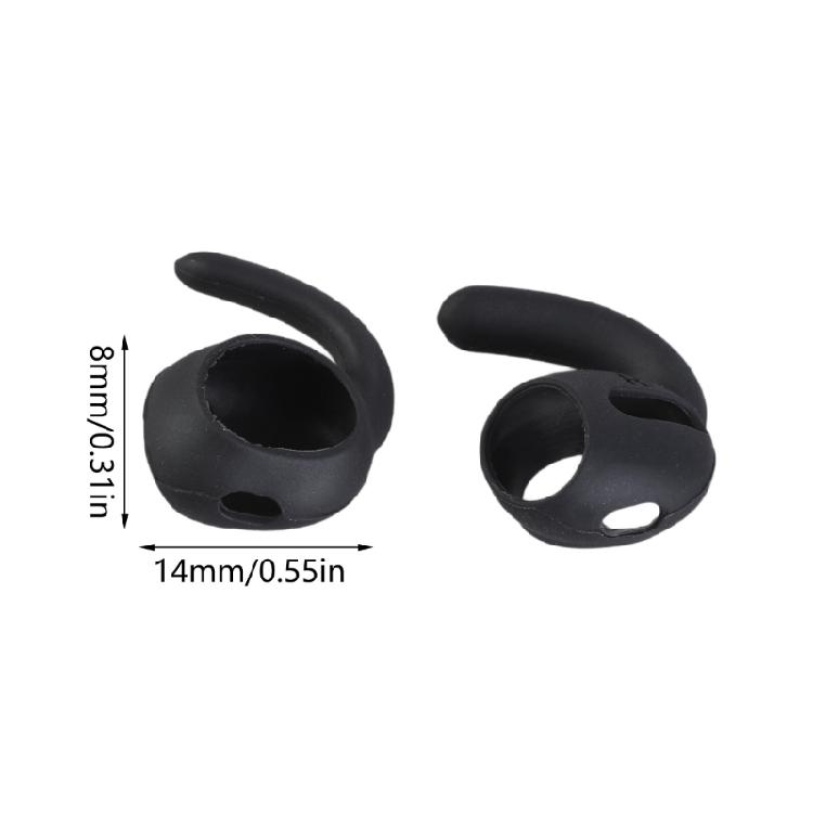 3Sets Ear Hooks Flexible Silicone Earplugs For Earphones Eartips Wireless Headphone Silicone Ear Hook Set