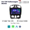 VW Beetle Android Navigation System with Wireless CarPlay Compatibility
