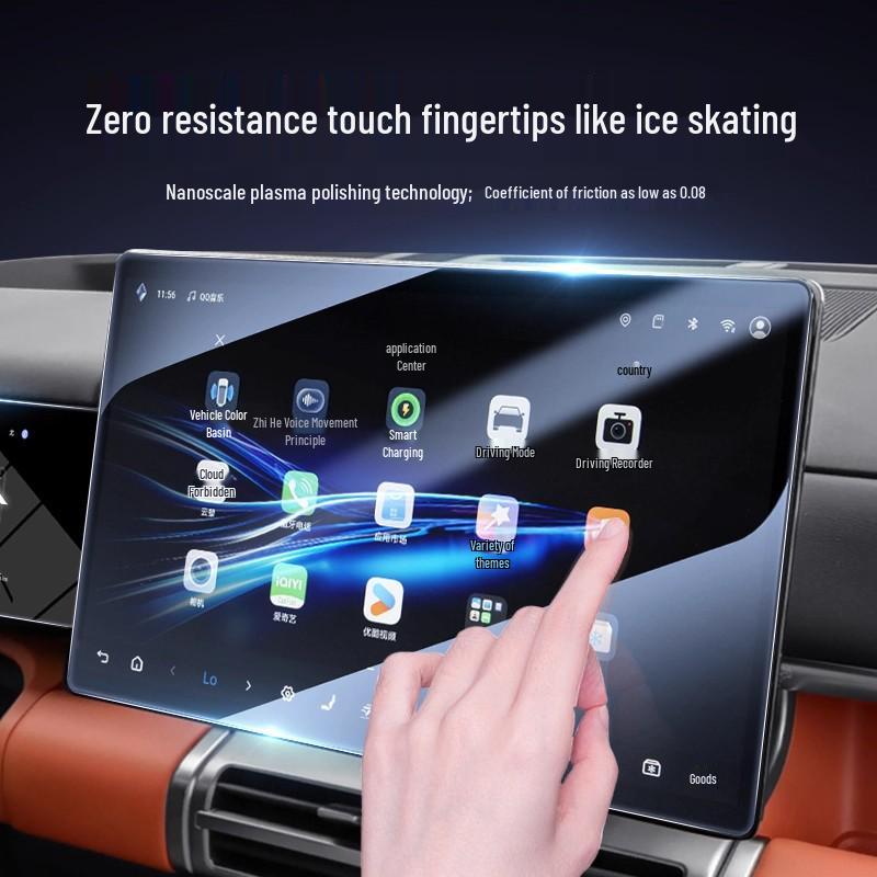 25 Tempered Glass Screen Protectors for Equation Leopard Titanium 7, Car Control Navigation Decorative Screen Stickers