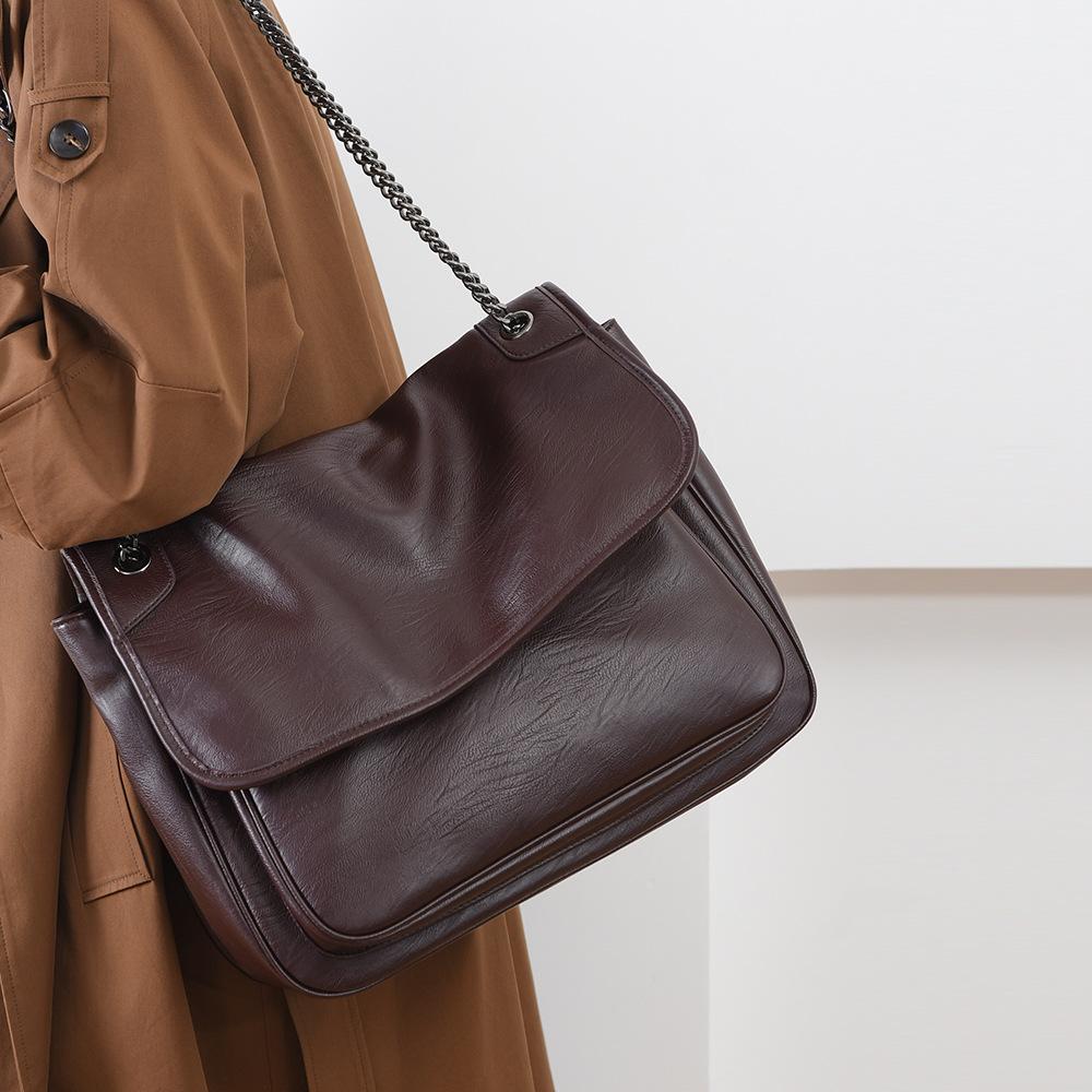 Single Shoulder Bag, High-end and Fashionable Women's Bag, New Versatile Texture, Wandering Bag, Large Capacity Commuting Crossbody Bag