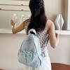 Handbag Nylon Backpack Korean Style Shoulders Bag Cute Bow Backpack  Office Worker