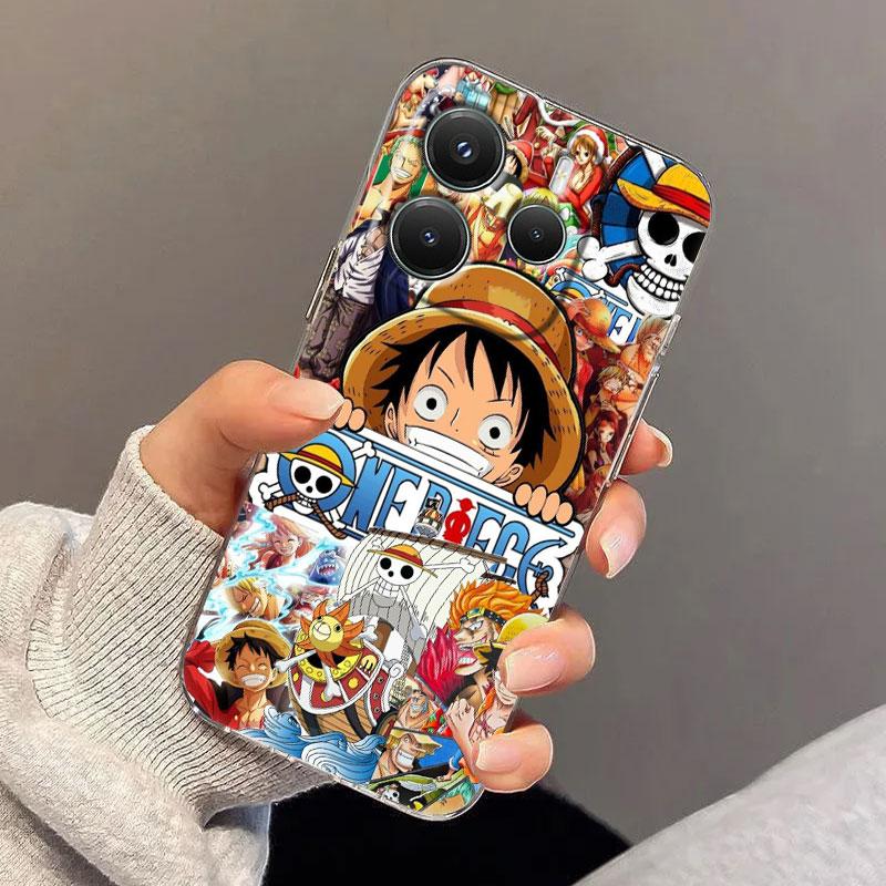 Monkey D Luffy Anime Case For Xiaomi Redmi Note 15 14 13 12 11 Pro Plus One Pieces Cover For Redmi 15C 15 14C 13C 12C Phone Case