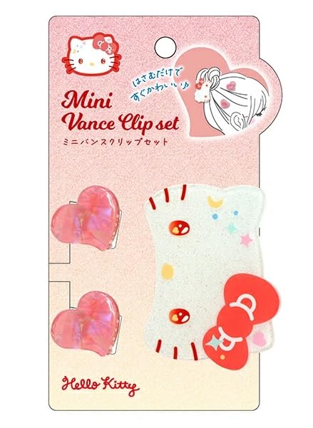

Набор мини-заколок для волос Morimoto Sangyo Sanrio Hello Kitty H5 x Ш7 x Г4см RM-8495