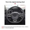 Car Accessories Microfiber Leather Steering Wheel Cover For Renault Megane 4 Grand Scenic Kadjar Koleos Talisman 2016 2017
