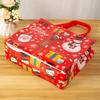 Tote Bags Santa Elk Snowflake Tote Bags  Thickened Non-woven Printed Waterproof Bags Christmas Gift Bags Christmas Decoration
