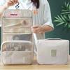 M-1Pc Portable Hook Toilet Bag Multi Functional Travel Waterproof Wear Resistant Multi Layer Storage Large Capacity Makeup Bag