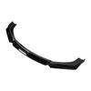 Front Bumper Lip Spoiler Splitter Replacement for S4 Gloss Black Bumper Lip Spoiler Body Kit with Screws Sporty Appearance