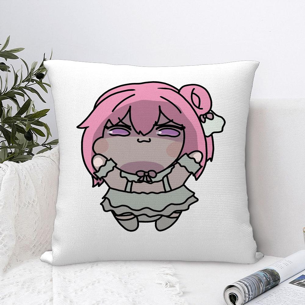 N-Nikke DORO Doll Anime Pillow Case Sofa Decorative Home Double-sided Print Plush Square Throw Pillow Covers Cushion Decor Cover