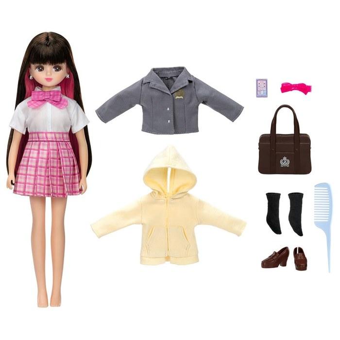TAKARA TOMY Ricchan Doll LD-06 JK Ricchan School Life - Dress Up & Play - Toy - 3+ Years