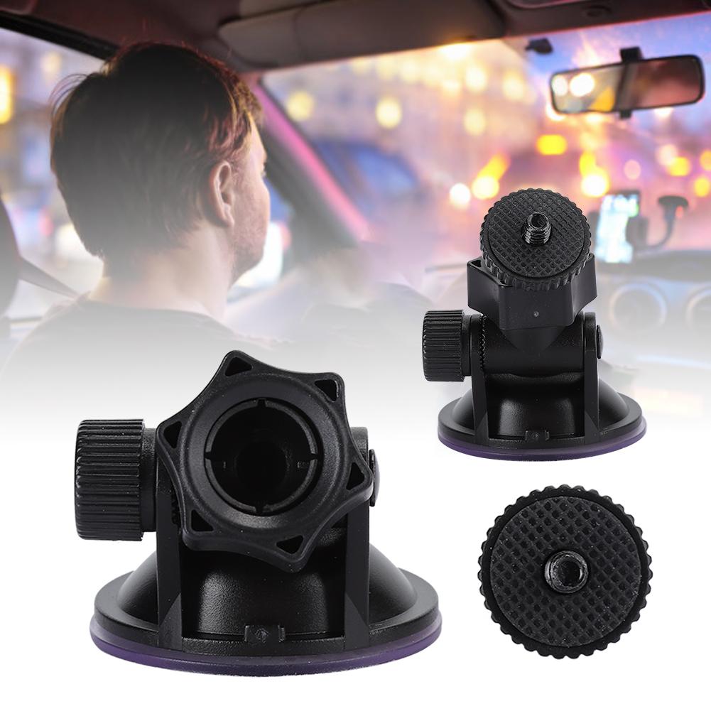 HD H3005A 2Pcs Driving Recorder Car Bracket 55mm Suction Cup 360 Degree Rotating Support Screw Heads