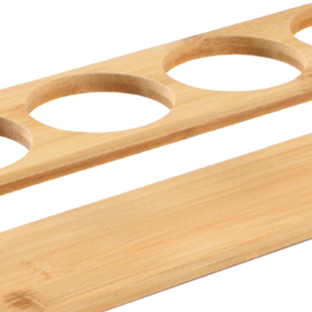 Round Slots Spice Bottle Organizer Wooden Seasoning Storage Stand  Cabinet Storage Organization