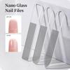 1/3Pcs Durable Nano Glass File Nail Art File Buffing Transparent Sanding Polishing Manicure Professional Nail Accessories Tool